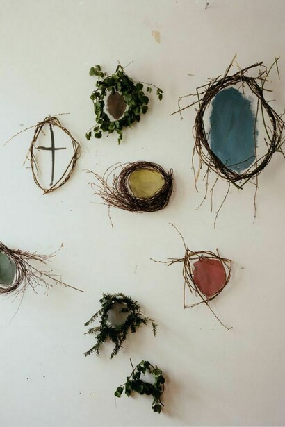 Saul Fletcher, Untitled #264 (8 Nests), 2013, C Print, 5 7/16 x 4 1/16 inches, Courtesy Anton Kern Gallery, New York