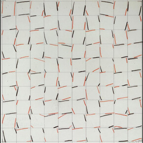 Vera Molnár, Lignes parallèles (1971). Courtesy of Centre Pompidou