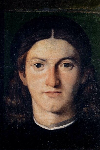 Lorenzo Lotto. "Portrait of a Young Man", 1505