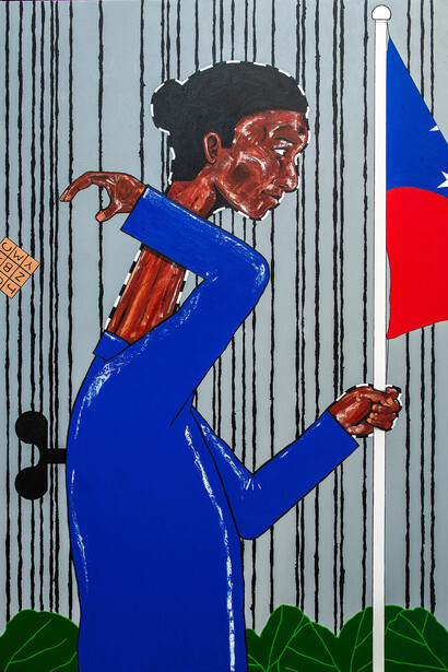 Raw, artwork in exhibition. Courtesy of Bergman Gallery