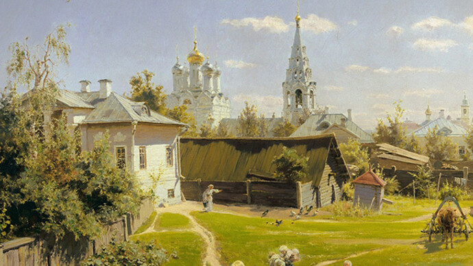 Moscow through the ages. Courtesy of Tretyakov Gallery