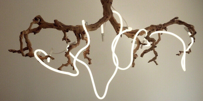 Neon Sculpture. Courtesy of Porch Gallery