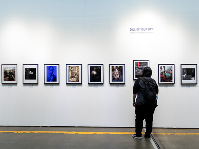 Various artists, LA Art Show 2024 edition exhibition view. Courtesy of LA Art Show 2024