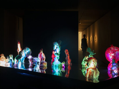 irene grau & Marco Giordano, Territorios en tránsito, vista de exhibición. Cortesía de IVAM