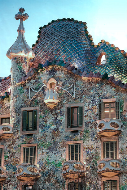 Antoni Gaudí; Casa Batlló, Barcelona, España