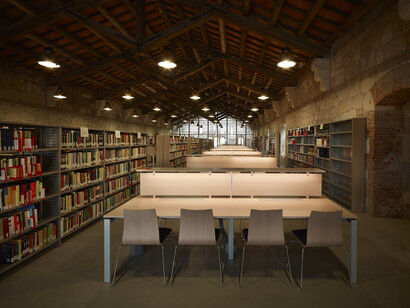 Panificio della Caserma di Santa Marta, biblioteca, Verona