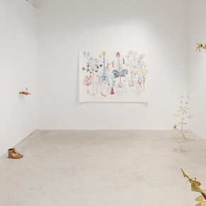 Blanca Gracia, Mala hierba nunca muere (Weeds never die), exhibition view. Courtesy Prats Nogueras Blanchard Barcelona/Madrid. Photo by Roberto Ruiz