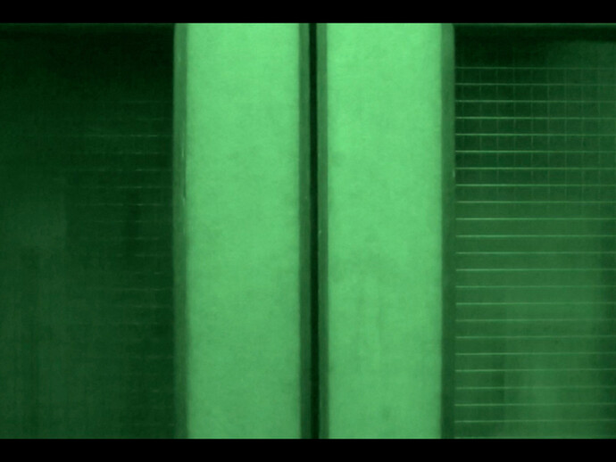 False Memory Archive: Looped Night Vision footage of Freud’s personal lift at the Freud Museum London © A.R. Hopwood