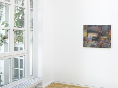 Aelita Le Quément, Blutorange, ausstellungsansicht. Mit freundlicher genehmigung der Galerie Jahn und Jahn