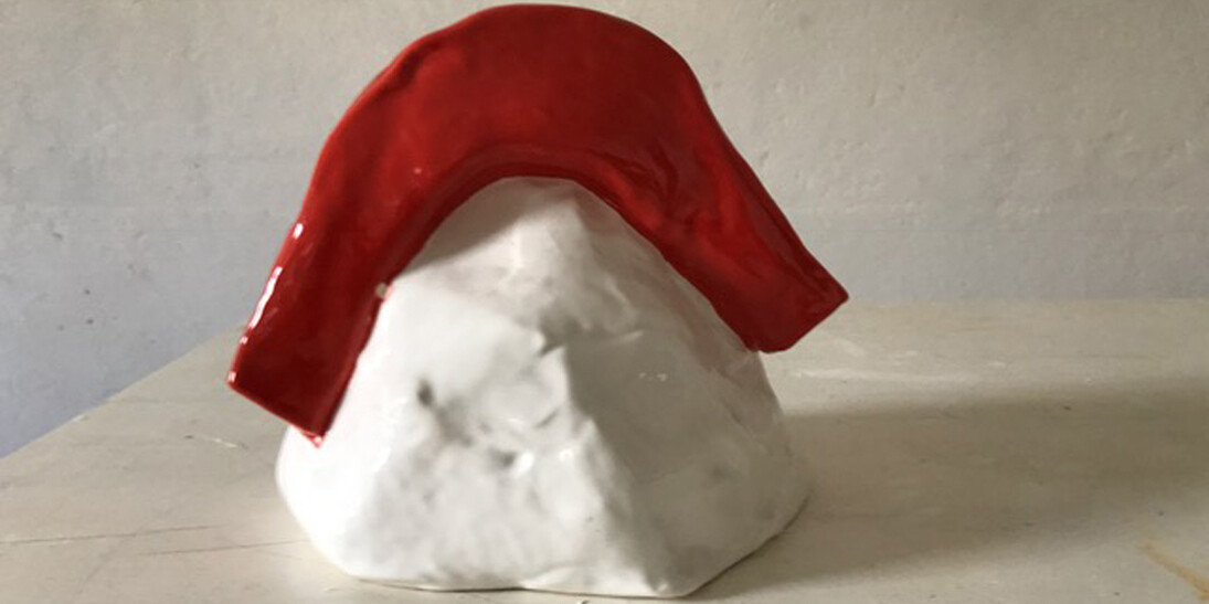 Tristano di Robilant, Campana bianca e rossa. Courtesy of  galleria Maurizio Nobile