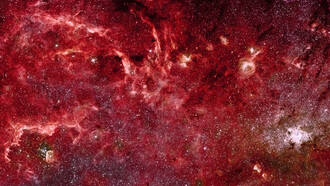 Vista infrarroja de la Vía Láctea