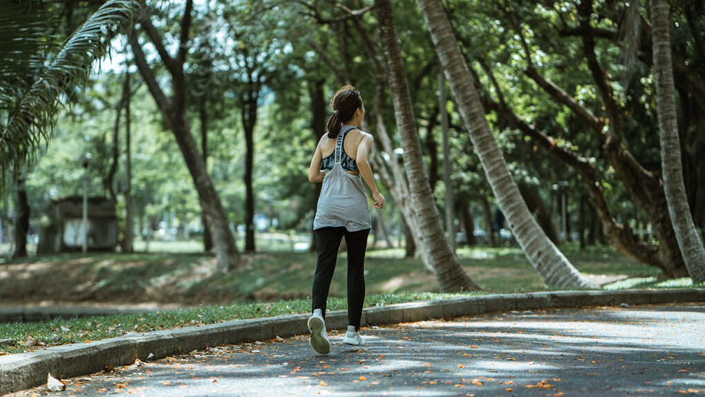 With every stride through the greenery, she taps into the mood-lifting endorphins that make jogging an effective natural remedy for anxiety and depression