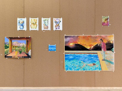 Various artists, Paper view II, exhibition view. Courtesy of The Hole