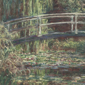 Claude Monet, Le bassin aux nymphéas, harmonie rose (detail), 1900. Courtesy of Musée de l'Orangerie