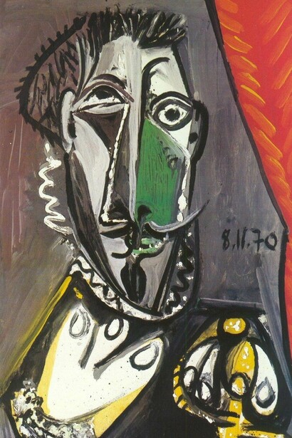 Bust of man, Pablo Picasso