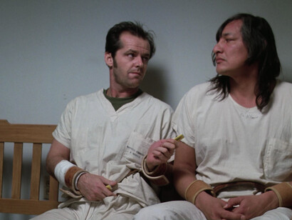 Jack Nicholson and Will Sampson in One Flew over the Cuckoo's Nest, still