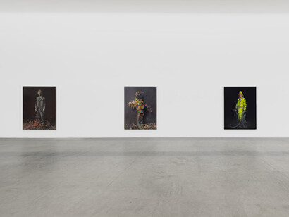 Jonas Burgert, Exhibition view. Courtesy of Blain|Southern