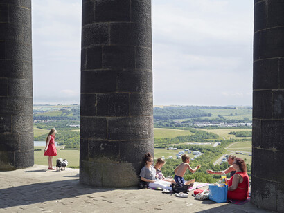 Simon Roberts, Penshaw Monument, Penshaw, Tyne and Wear, 2013 © Simon Roberts, Courtesy of Flowers Gallery