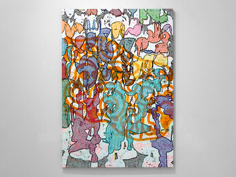 Bo Joseph, Daedalus ciphers, exhibition view. Courtesy of McClain Gallery