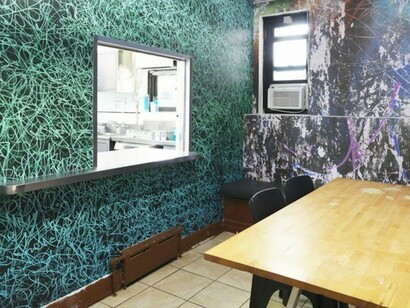 José Parlá, Exhibition view.Courtesy of RxArt