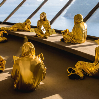 Eduardo Navarro, In collaboration with the sun, 2019. MAC Niterói, Rio de Janeiro. Courtesy of the artist and Nara Roesler, São Paulo. Photo: Margarita Ogolceva

