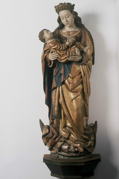 Madonna on a crescent moon, end of 15th cent. Courtesy of Museum of the History of Riga and Navigation