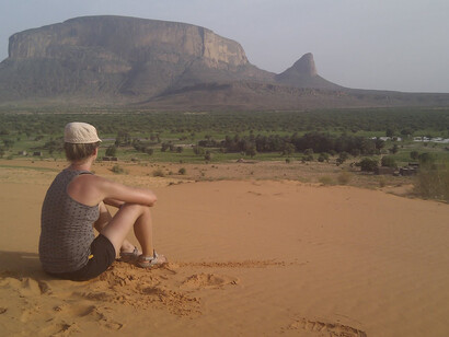 Contemplando los paisajes africanos