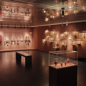 Various artists, Anatomy of fragility – Body images in art and science, exhibition view. Courtesy of Frankfurter Kunstverein