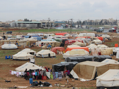 Refugee Camp Shehadeh's tribe in Kherbet Al-Souq on the outskirts of Amman. Their living conditions as they say, was better before going to Azraq Refugee Camp