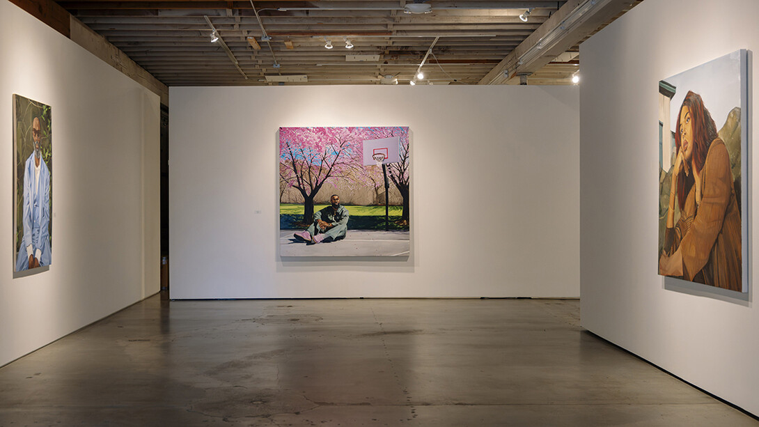 Barry Johnson, silence is golden, exhibition view. Courtesy of Winston Wächter Fine Art