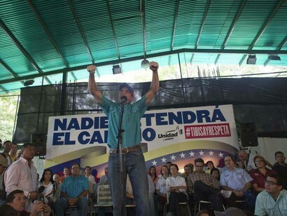 Encuetro de líderes de la oposición venezolana y sus simpatizantes