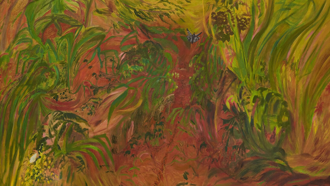 Soumya Netrabile, The murmur, 2024. Courtesy of Rachel Uffner Gallery