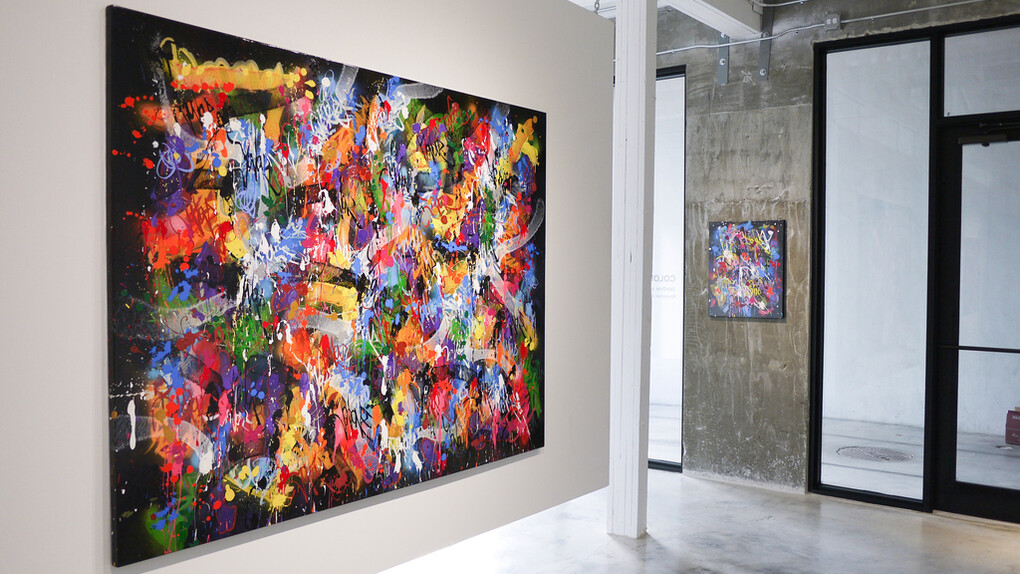 JonOne. Courtesy of Fabien Castanier Gallery