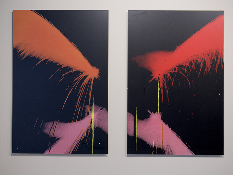 Obra de Alberto Corazón en la muestra organizada por la Fundación Telefónica