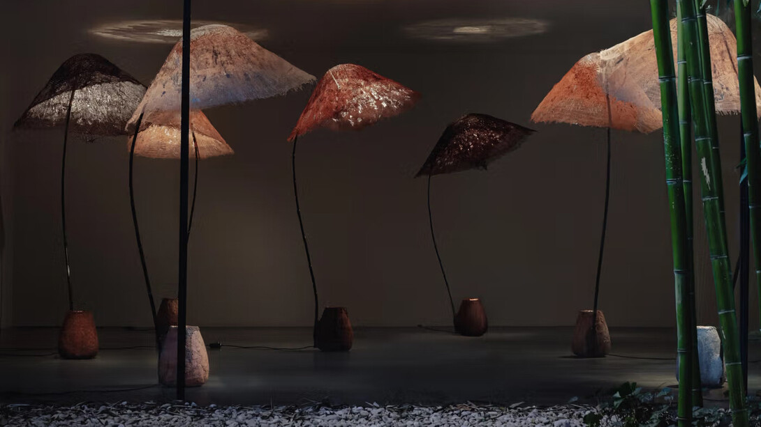 Aki+Arnaud Cooren, Komorebi, exhibition view. Courtesy of Carpenters Workshop Gallery 