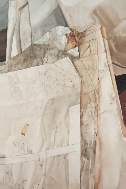 José Santos III (b.1970), Watermark, 2014, Oil on canvas, 152.4 x 95.25 cm; 60 x 37.5 inches