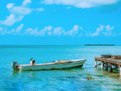 Spiaggia in Belize, America Centrale
