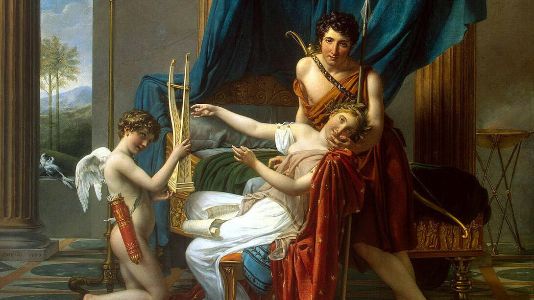 Jacques-Louis David - Saffo, Faone e Cupido
