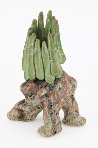 Sasha Koozel Reibstein, Molten bud vase #2, 2026. Courtesy of Quint Gallery