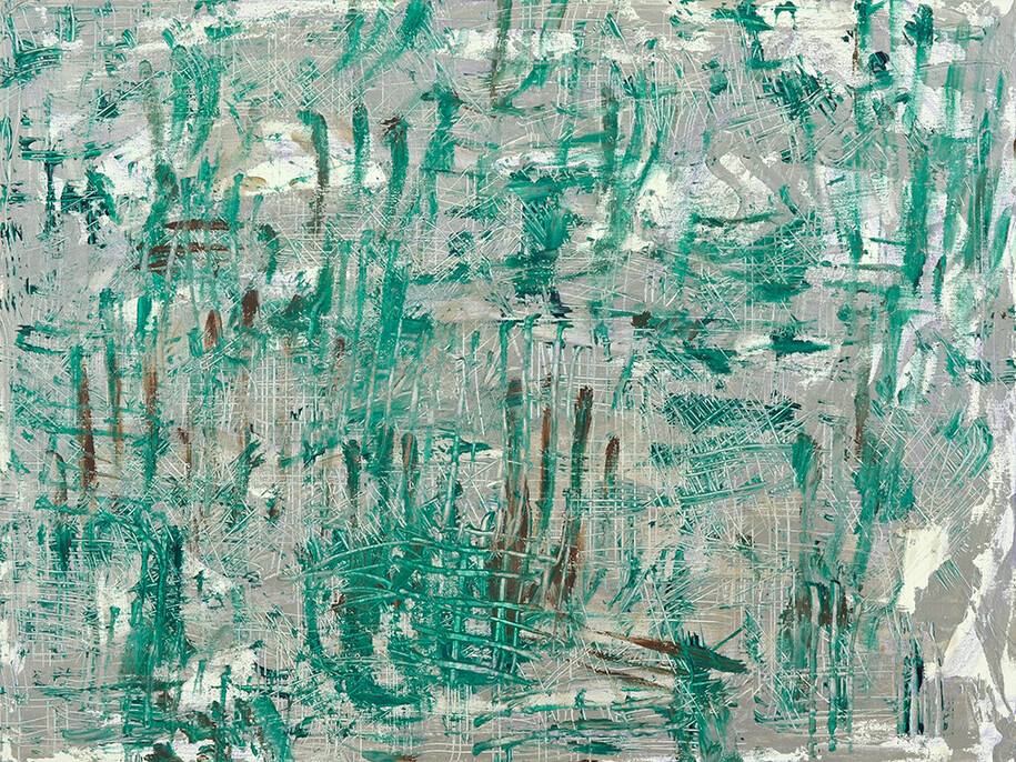 Lucy Stein, Grotbag 4, 2014, acrylic on canvas, 23 5/8 x 31 1/2 in/60 x 80 cm