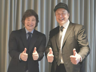 Milei junto a Elon Musk. El presidente ha mantenido una agenda personalista, donde las visitas a magnates tecnológicos han tomado precedencia sobre el diálogo con jefes de Estado de la región