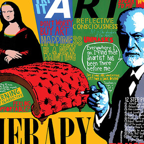 Clay Sinclair, Art Therapy, 120 x 145cm