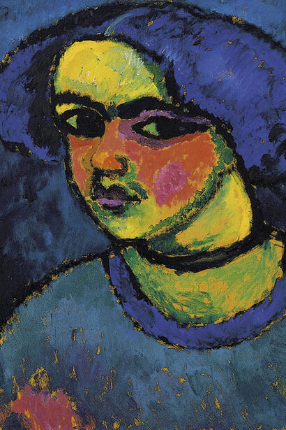 Alexej von Jawlensky, Occhi neri, 1912, Olio su tela, © Von der Heydt-Museum Wuppertal / Photo: Antje Zeis-Loi, Medienzentrum Wuppertal