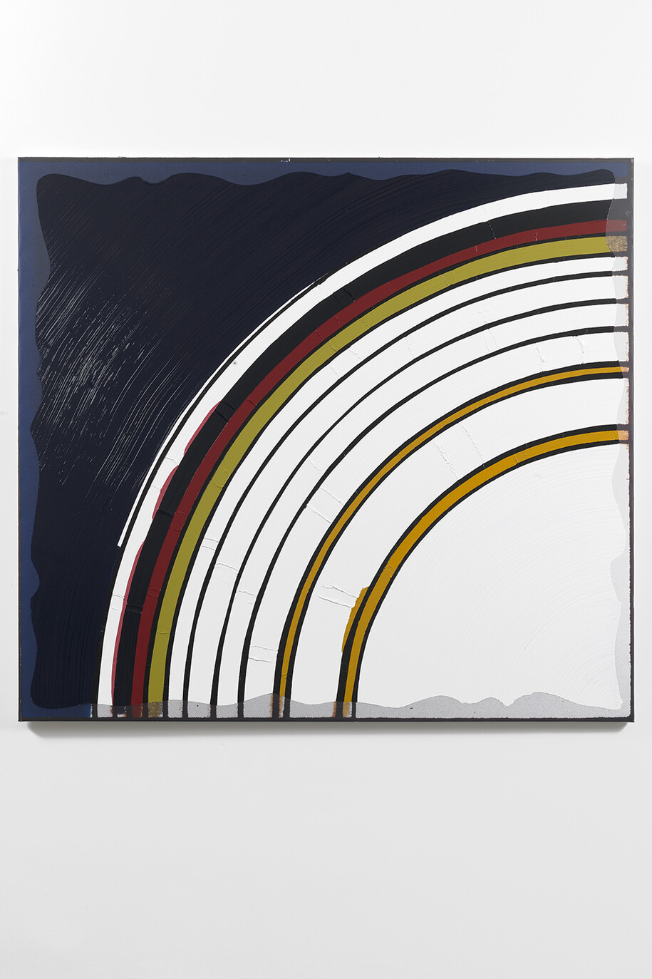 Bertrand Lavier, Walt Disney Production 1947-2014 nº 17, 2014, Ex. unique, Acrylic on inkjet print, 150 x 164.5 x 4 cm / 59 1/16 x 64 5/6 x 1 1/2 inches, Courtesy Massimo De Carlo London/Milan, Photo by Todd White