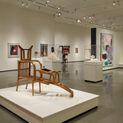 Art and design from 1900 to now, exhibition view. Courtesy of Risd Museum