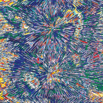 David Allan Peters, Untitled #4, 2015, Acrylic on wood panel, 18 x 14 inches, 45.7 x 35.6 cm