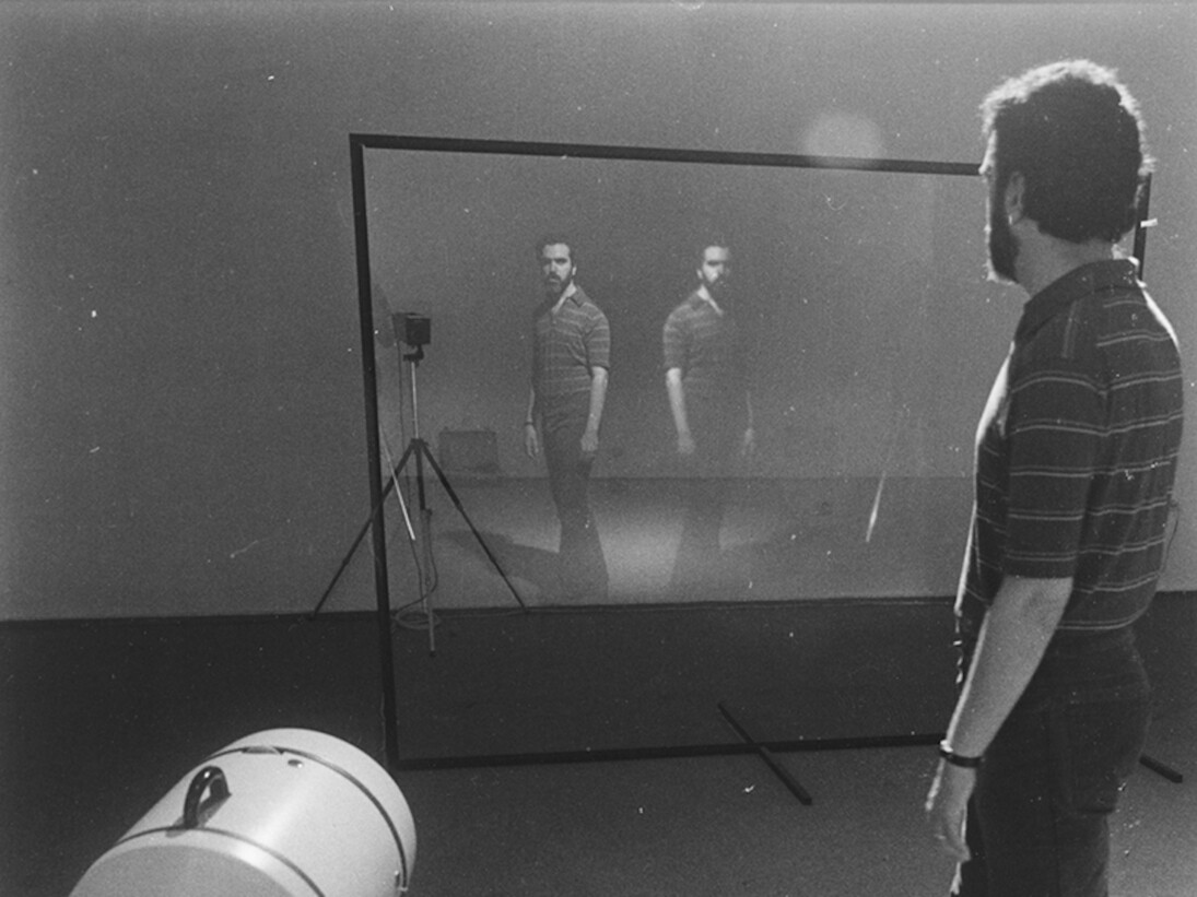 Peter Campus, Video ergo sum. Courtesy of Jeu de Paume