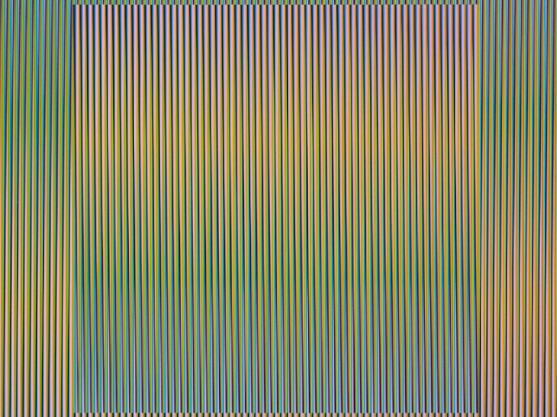 Carlos Cruz-Diez, Physichromie 1858, 2013. Courtesy of Galerie Mitterrand