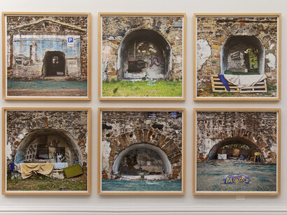 Jorge Conde. “A World-Size House” project. “Aqua Felice” photographic and sound installation. Academia de Bellas Artes de San Fernando, Madrid (Spain) 2017