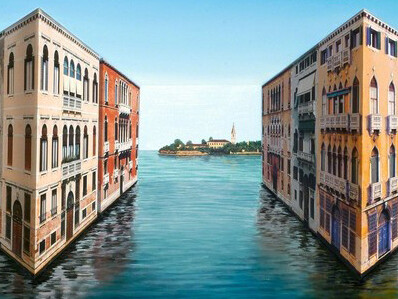 Patrick Hughes. Courtesy of Alon Zakaim Fine Art
